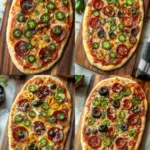Savory Hot Honey Flatbread Pizza