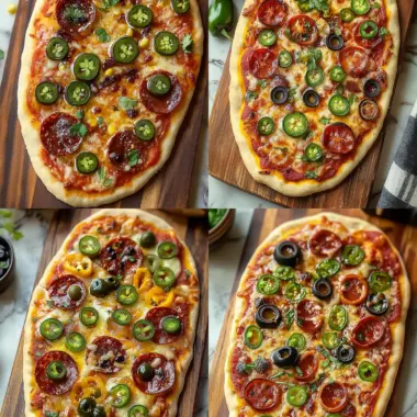 Savory Hot Honey Flatbread Pizza