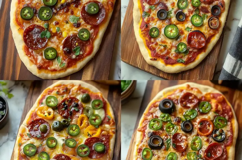 Savory Hot Honey Flatbread Pizza