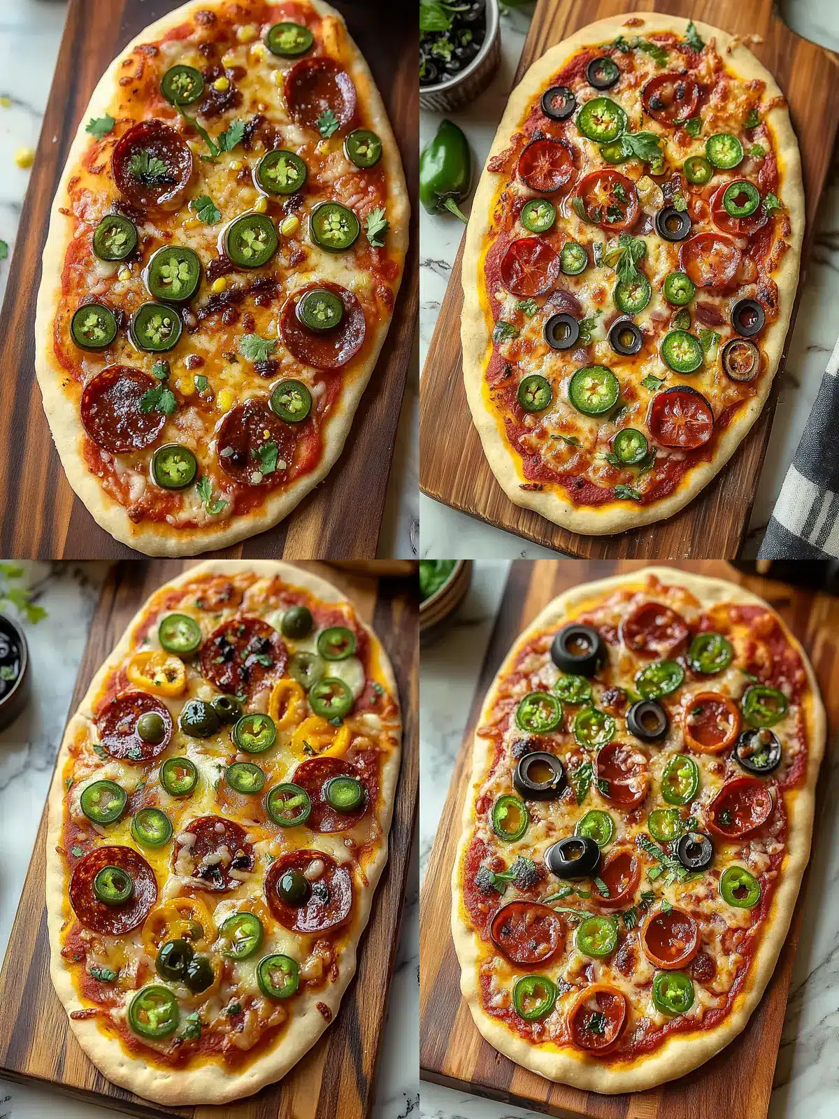 Savory Hot Honey Flatbread Pizza