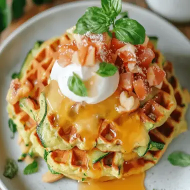 Gluten Free Zucchini Waffles