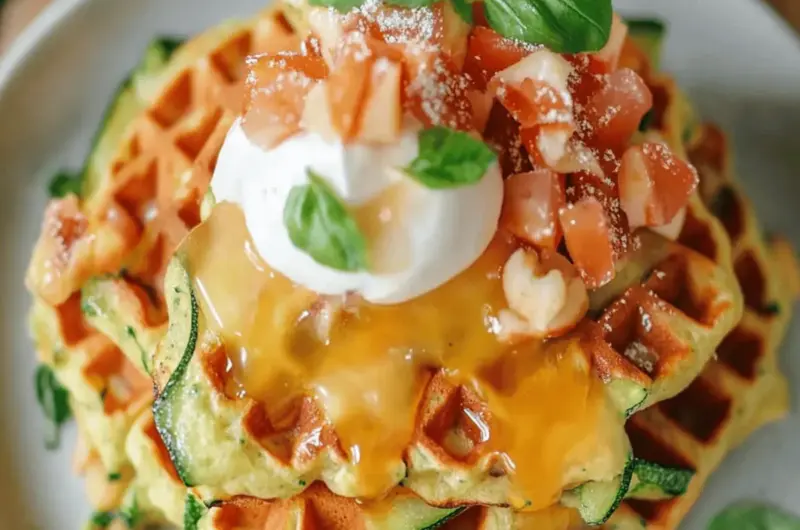Gluten Free Zucchini Waffles