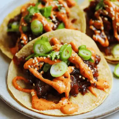 Bulgogi Beef Smashburger Tacos