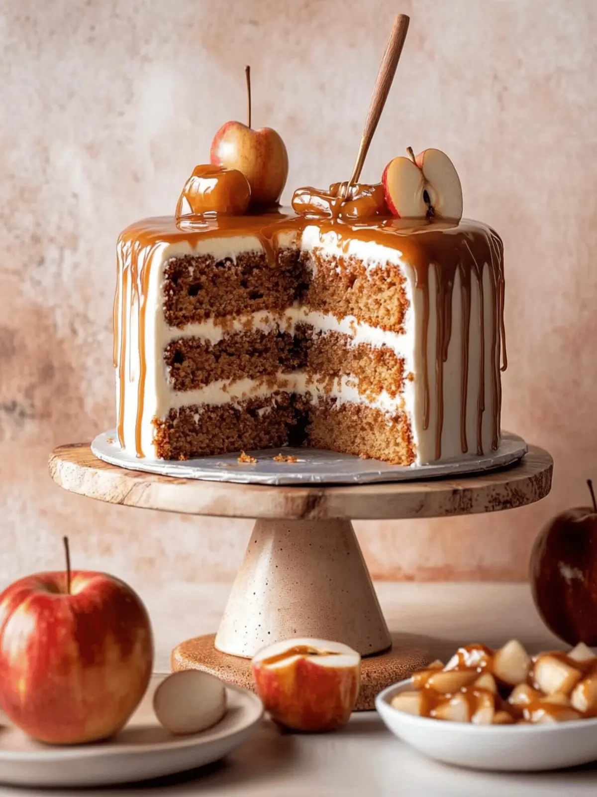 Caramel Apple Spice Cake