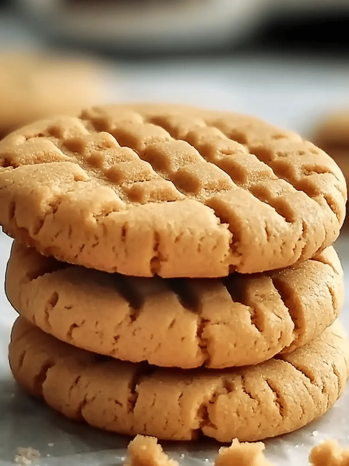 Soft Peanut Butter Cookies