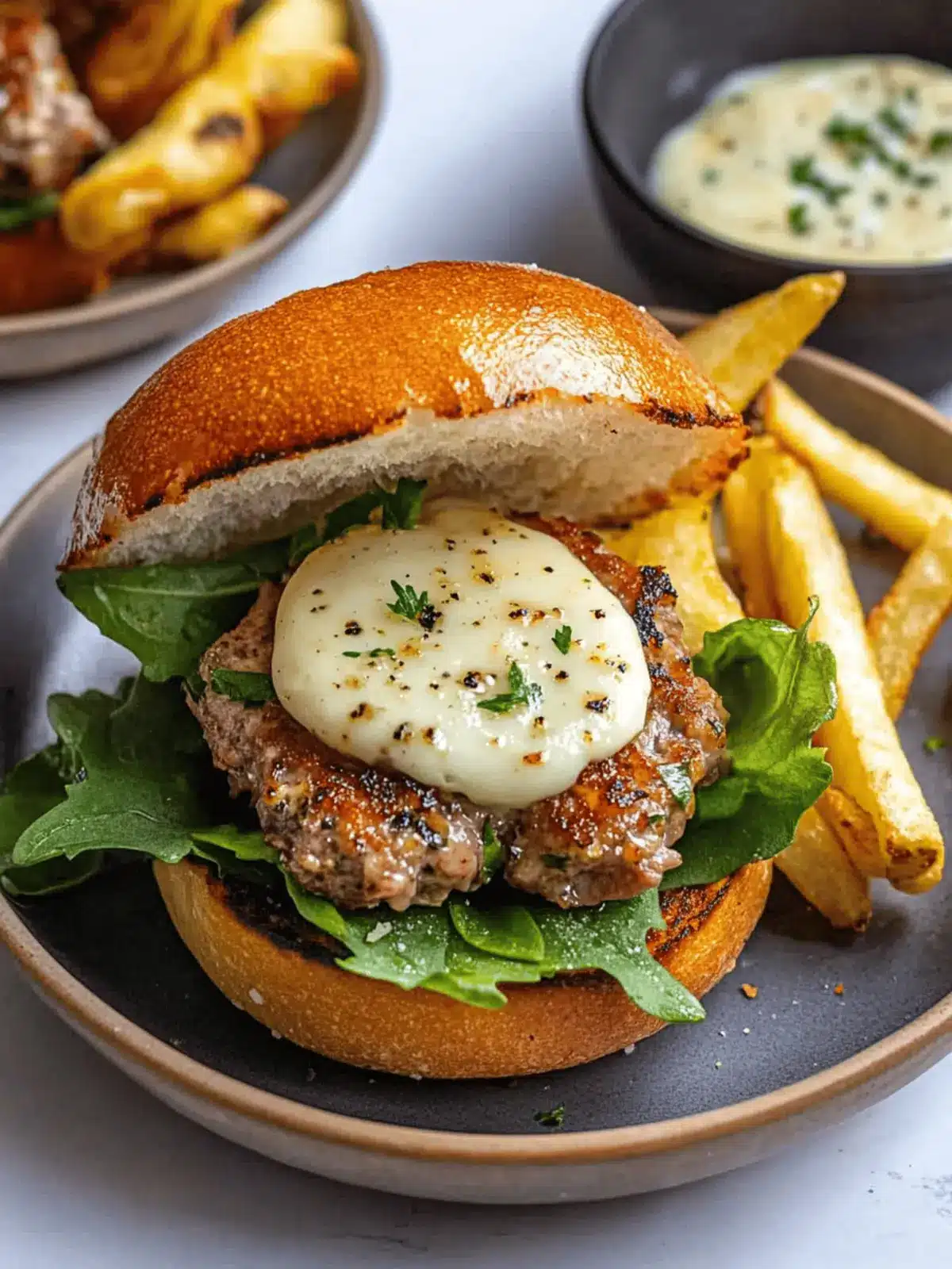Tuscan Pork Smash Burger