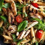 Grilled Chicken Pasta Salad with Balsamic Vinaigrette