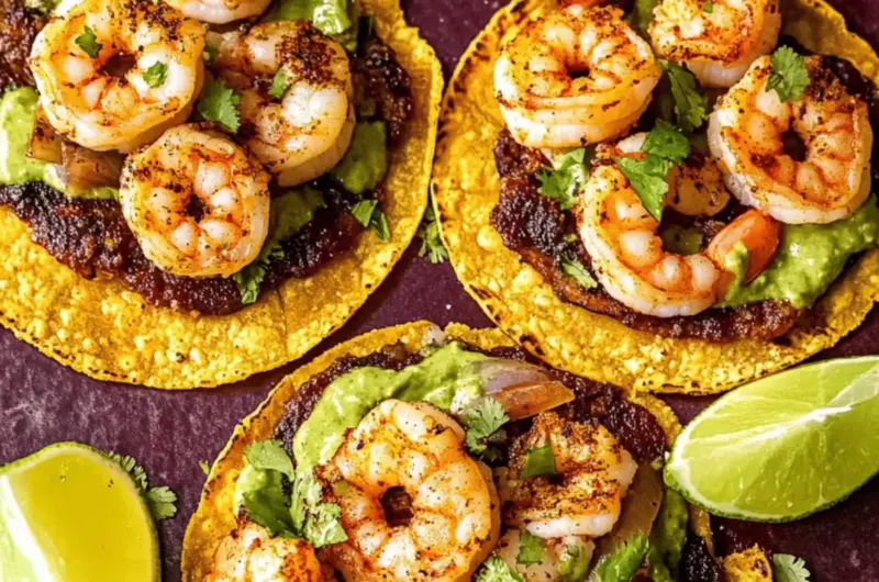 Super Simple Shrimp Tostadas