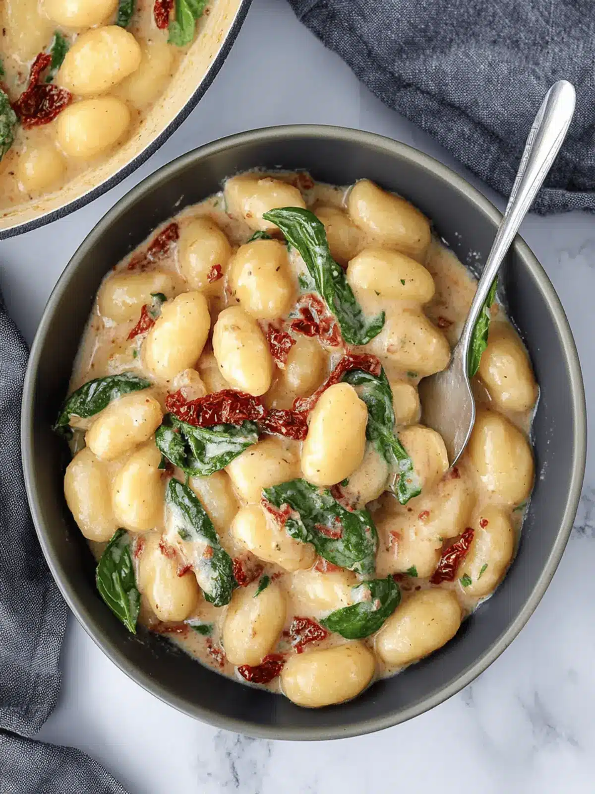Gnocchi with Creamy Vegan Sun Dried Tomato Sauce