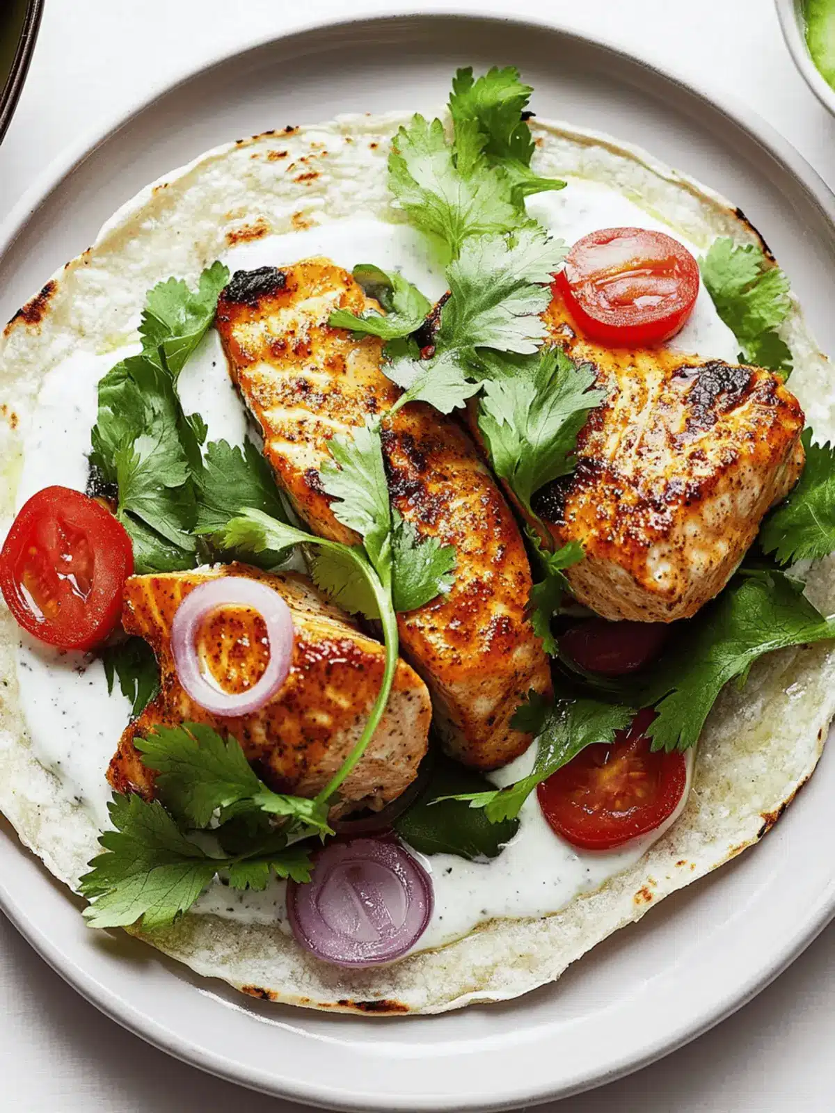 Yogurt and Spice Roasted Salmon