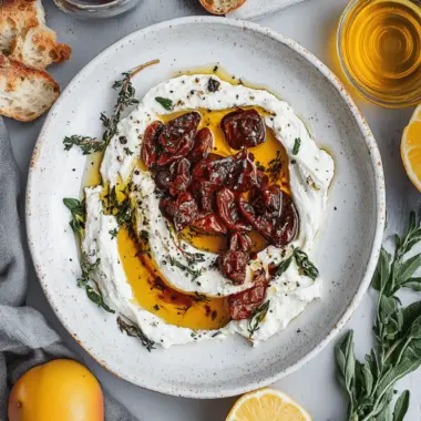 Marinated Goat Cheese Spread