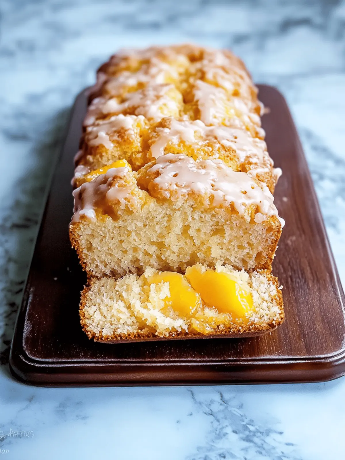 Heavenly Peach Bread