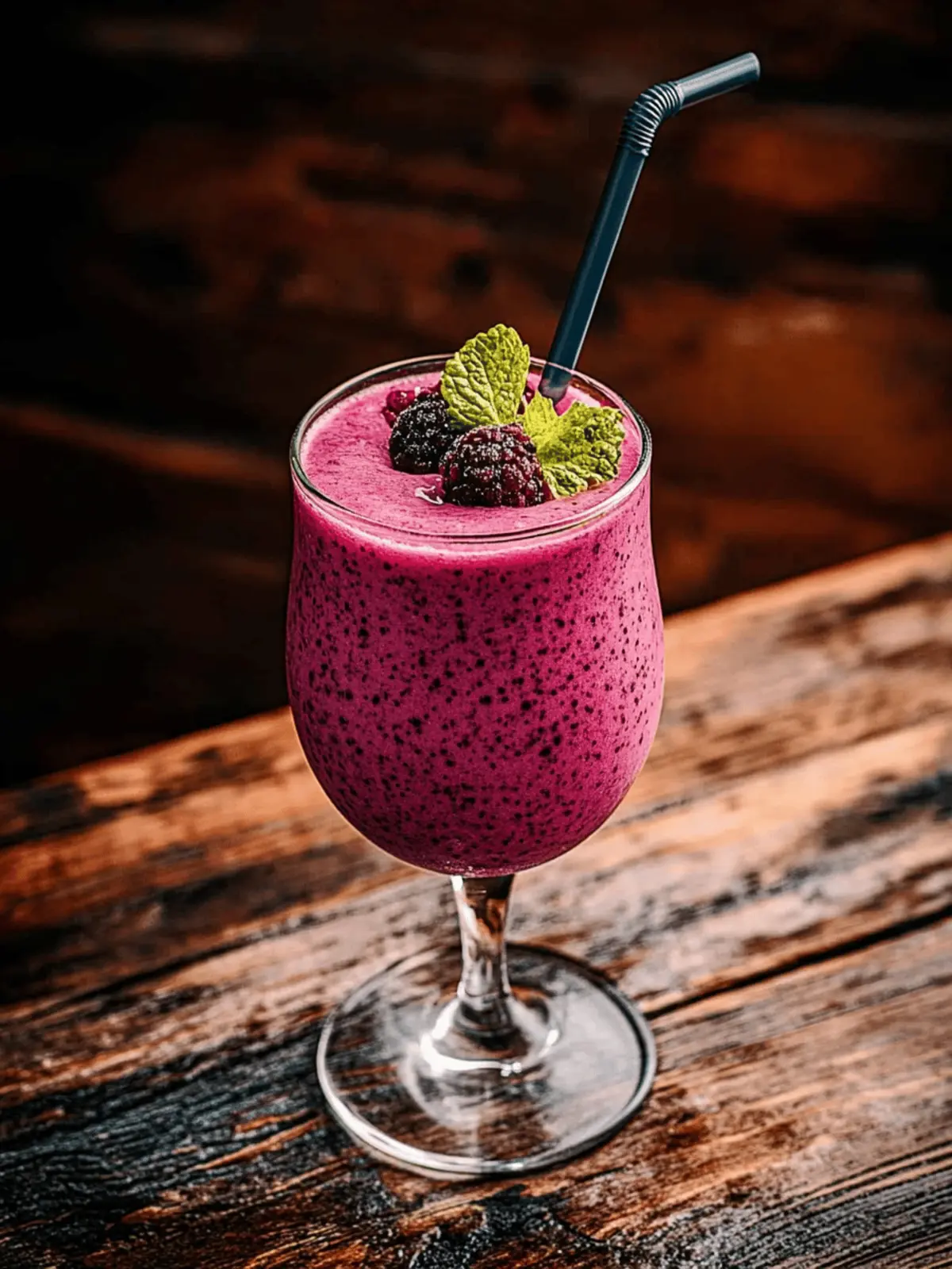 Boozy Berry Smoothies