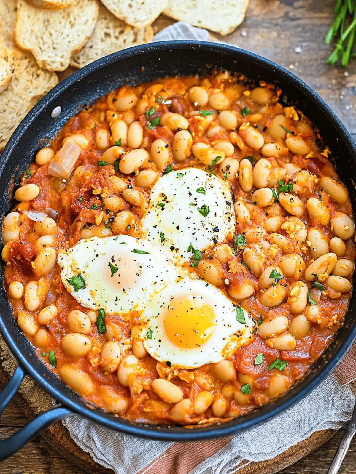 Spanish Beans & Eggs
