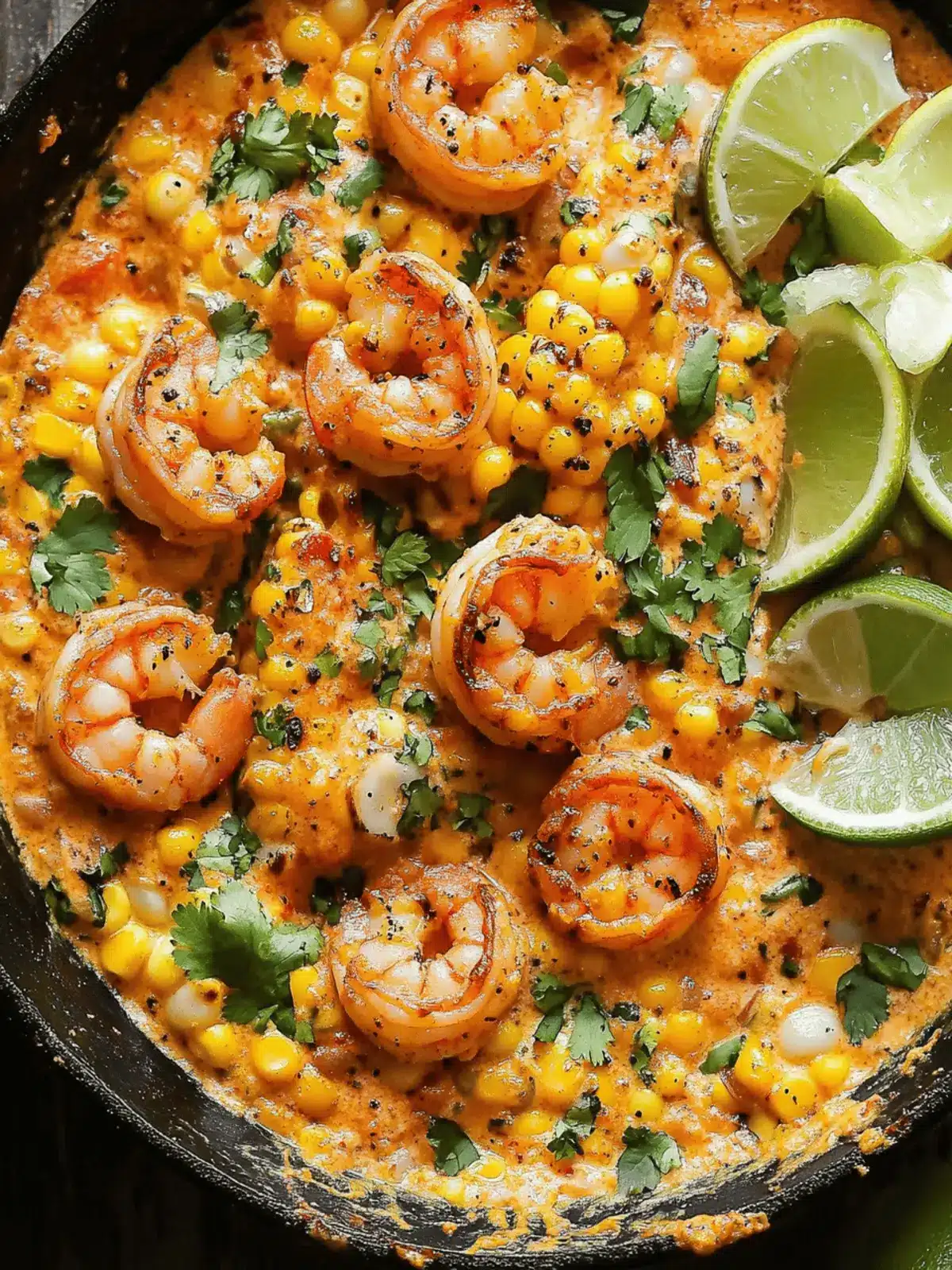 Mexican Street Corn and Shrimp
