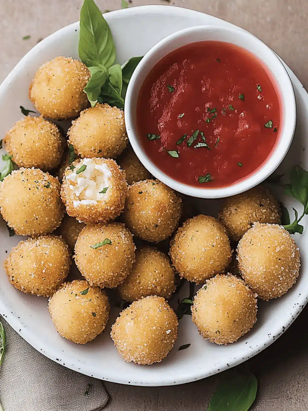 Fried Mozzarella Balls