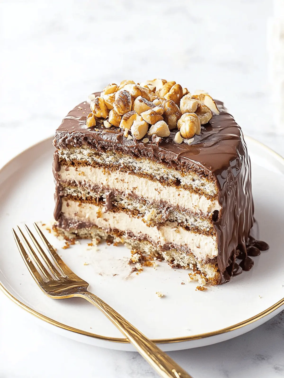 Hazelnut And Chocolate Hazelnut Cake