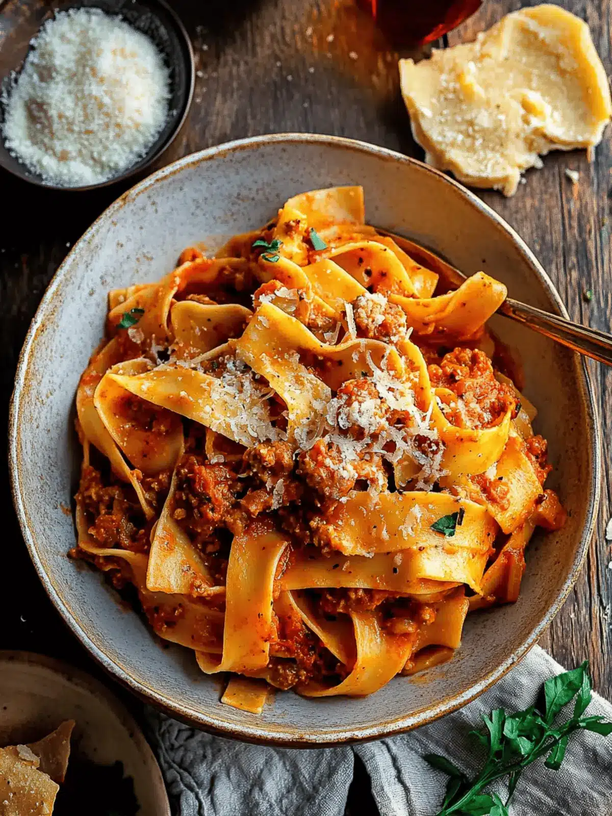 Creamy Calabrian Chili Pappardelle with Sausage & Fennel