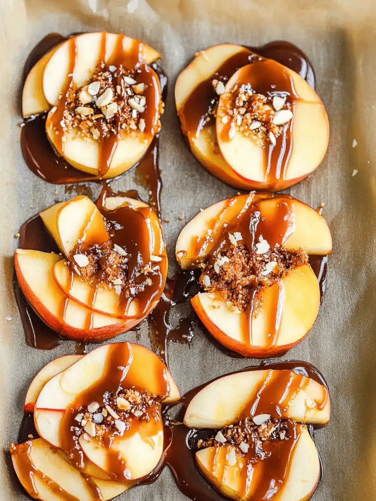 Caramel Apple Slices