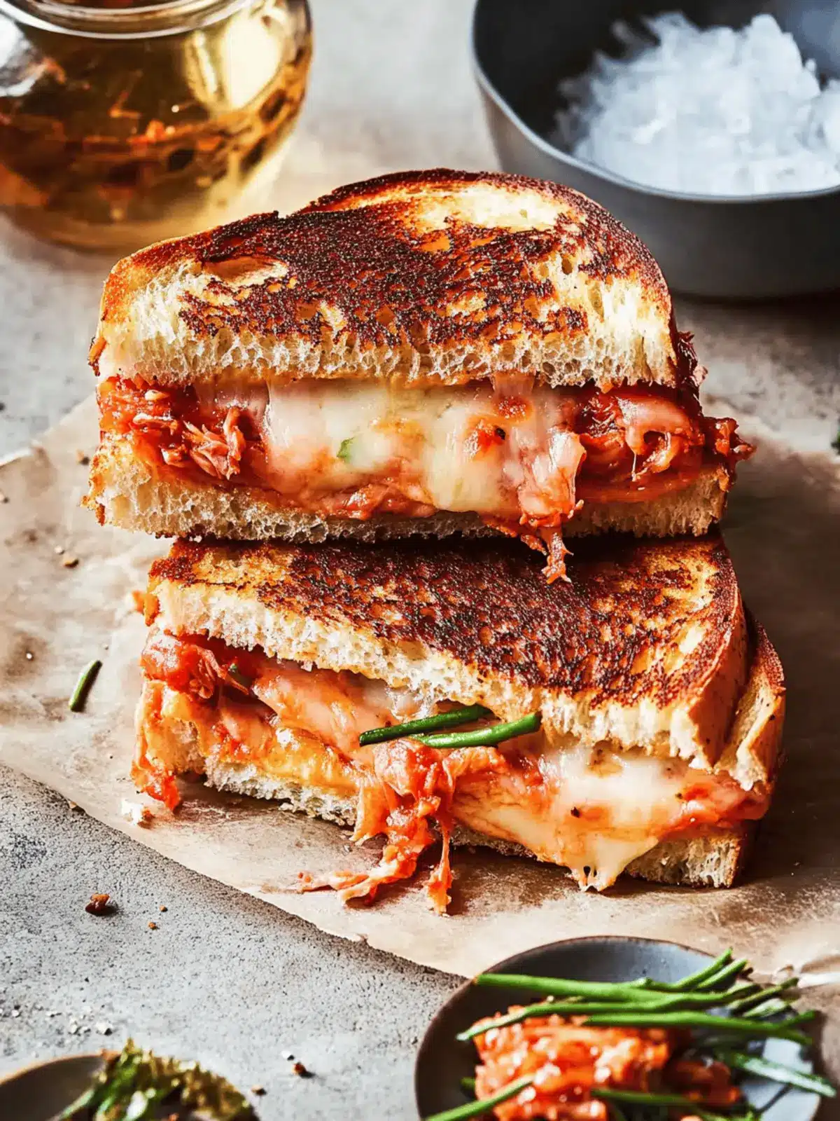 Viral Kimchi Grilled Cheese