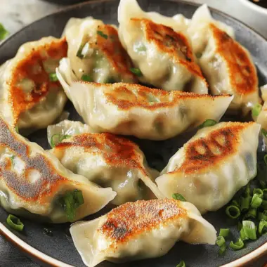 Prawn Gyoza ( Pan-Fried Dumplings )