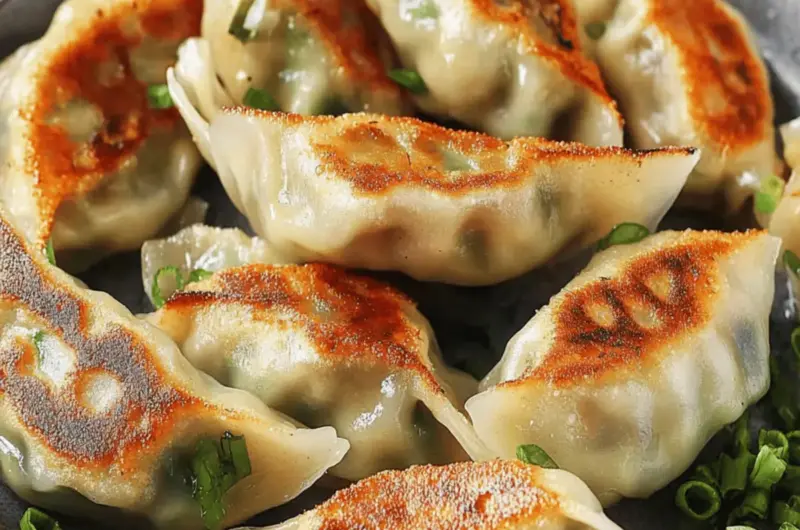Prawn Gyoza ( Pan-Fried Dumplings )