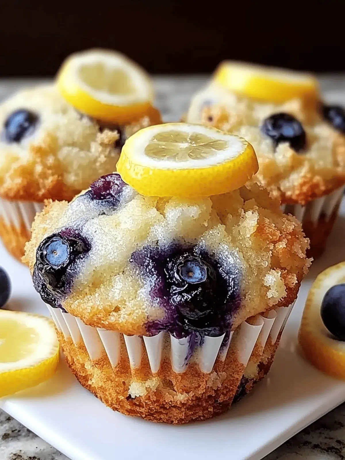 Lemon Blueberry Muffins