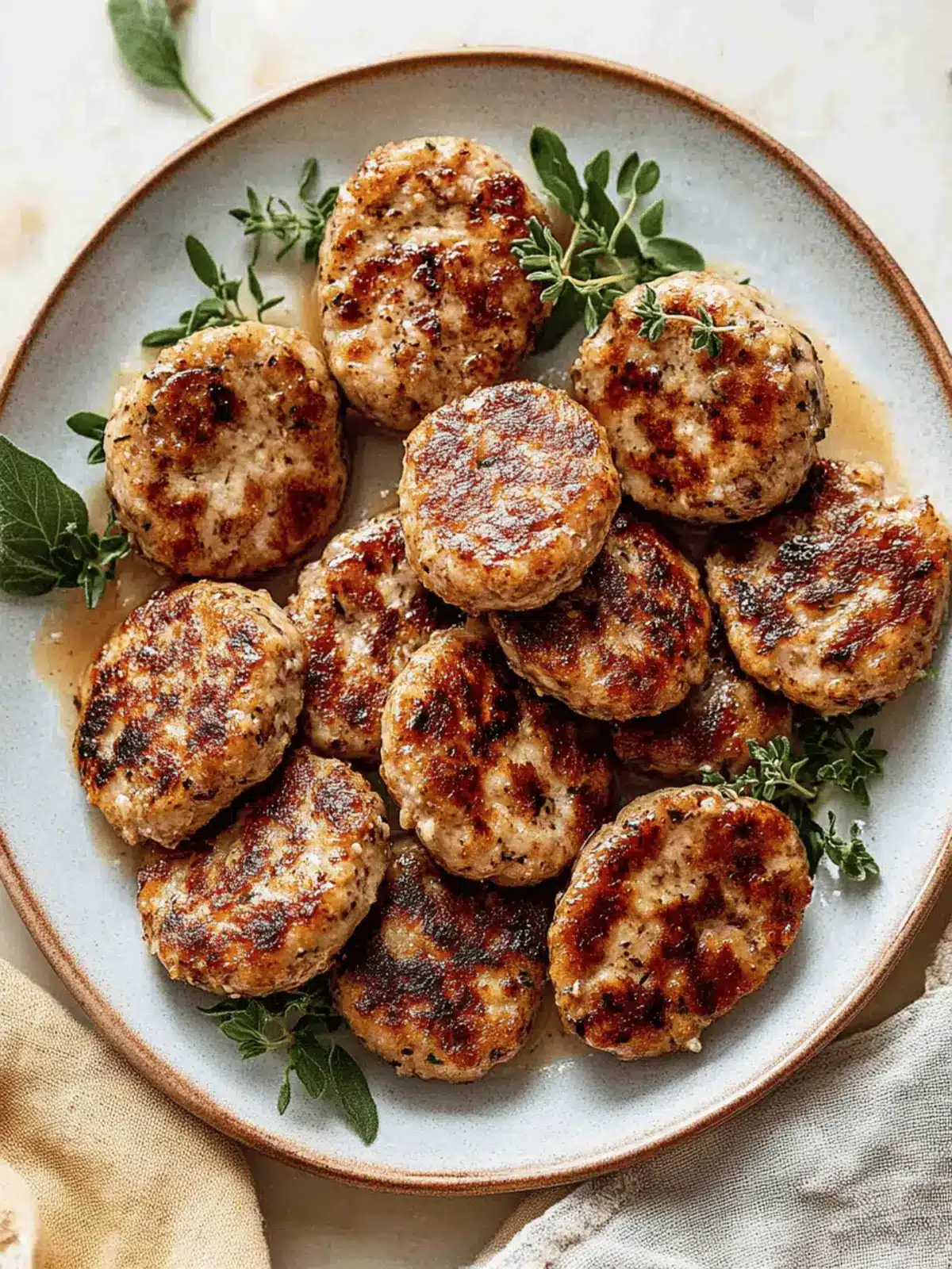 Maple Chicken Breakfast Sausage
