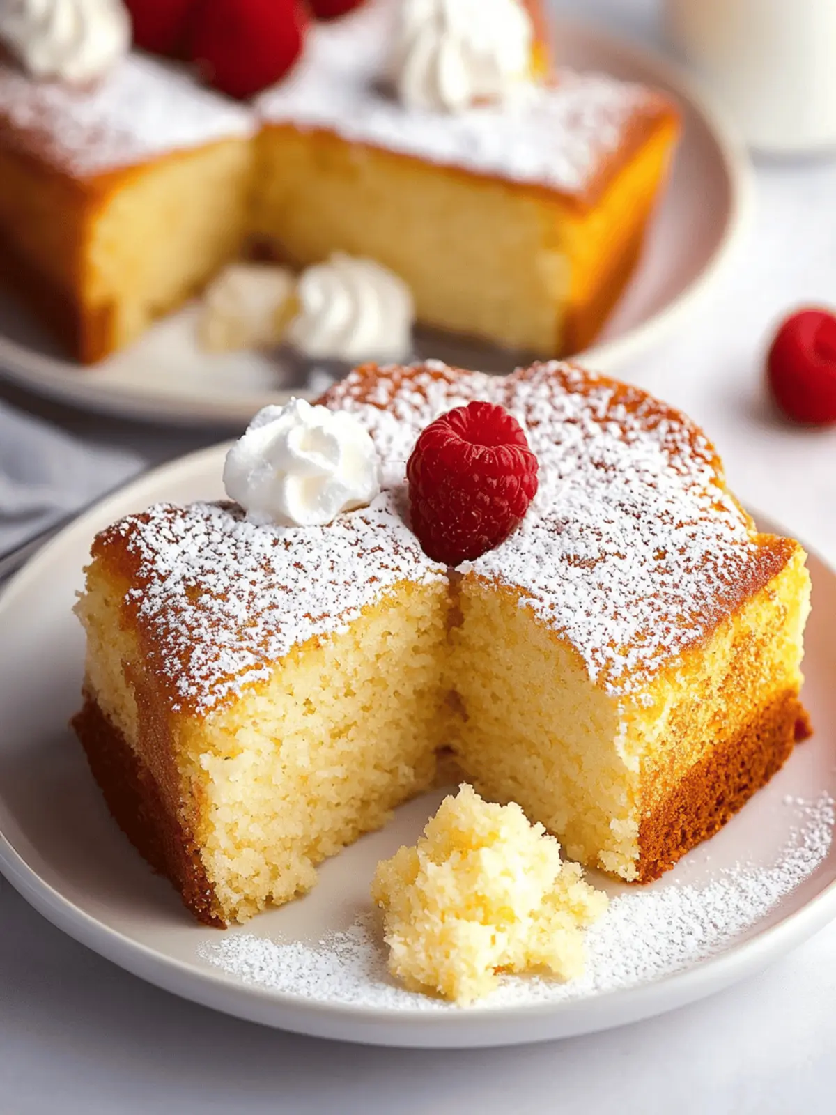 Moist Old-Fashioned Hot Milk Cake for Sweet Nostalgia 2 Old-Fashioned Hot Milk Cake