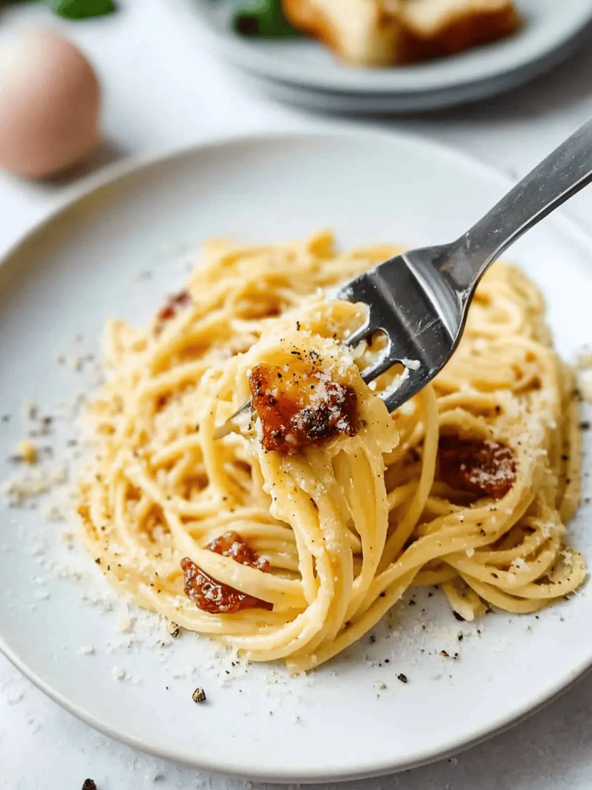 Halloumi carbonara