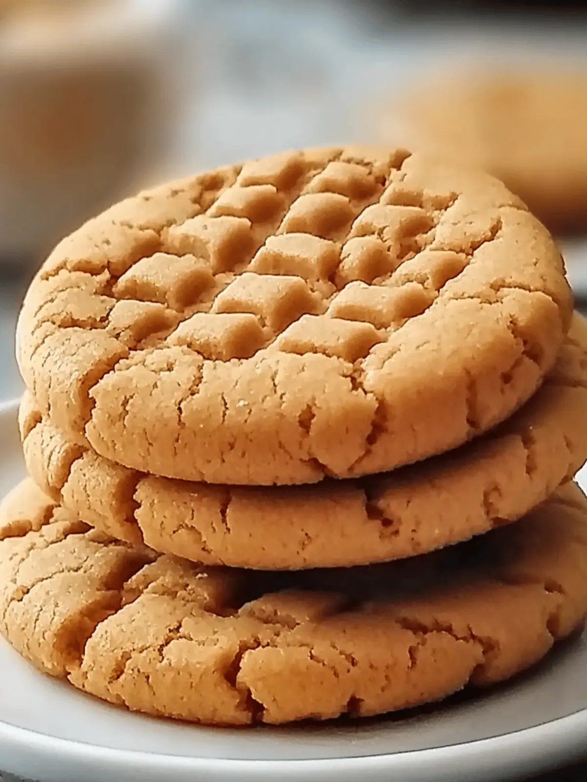 Soft Peanut Butter Cookies