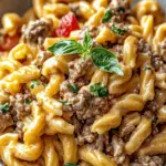 High-Protein Creamy Beef Pasta
