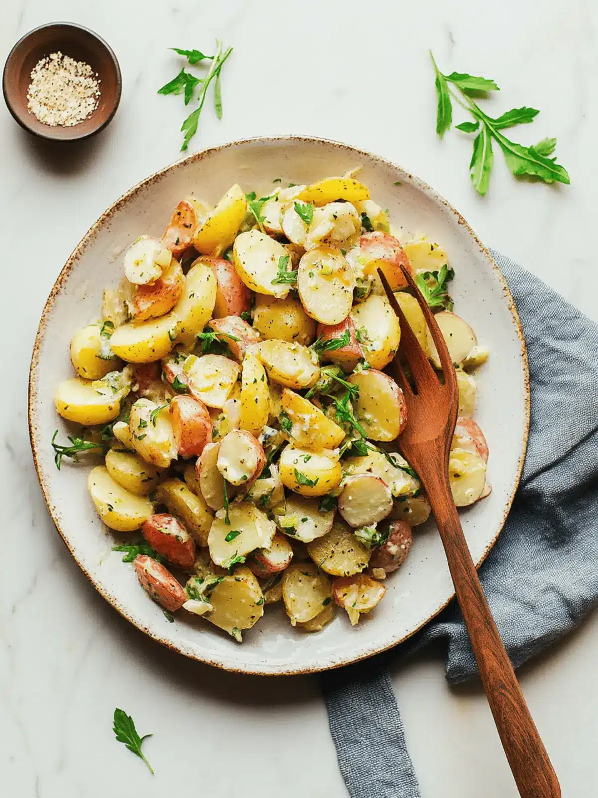 Simple French-Style Potato Salad