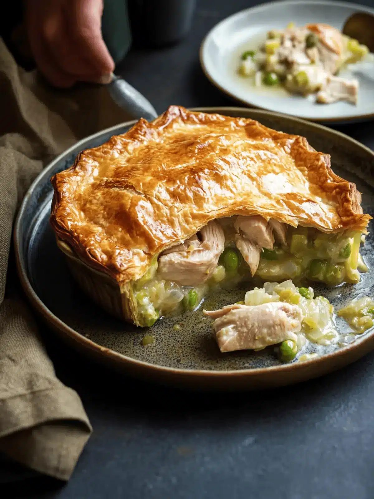 Tom Kerridge’s Roast Chicken & Leek Pie