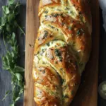 Swirled Garlic Herb and Cheese Bread