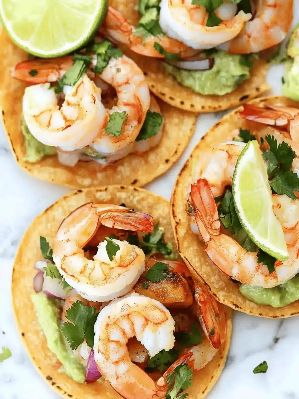 Oven Baked Shrimp Tostadas