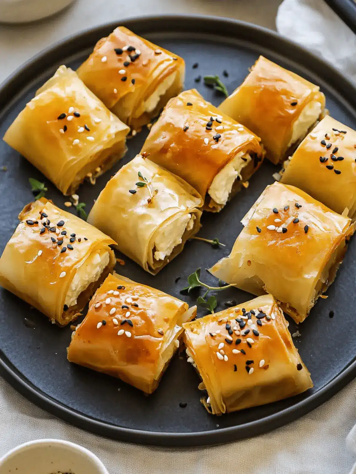 Baked Feta Bites in Phyllo Pastry