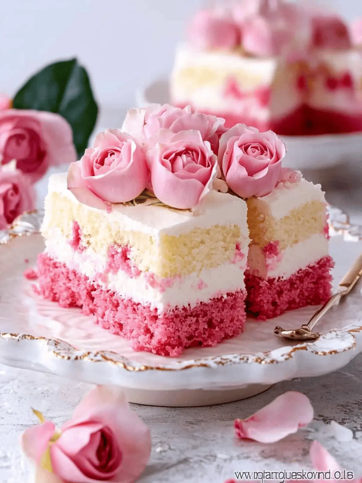 Rose Poke Cake