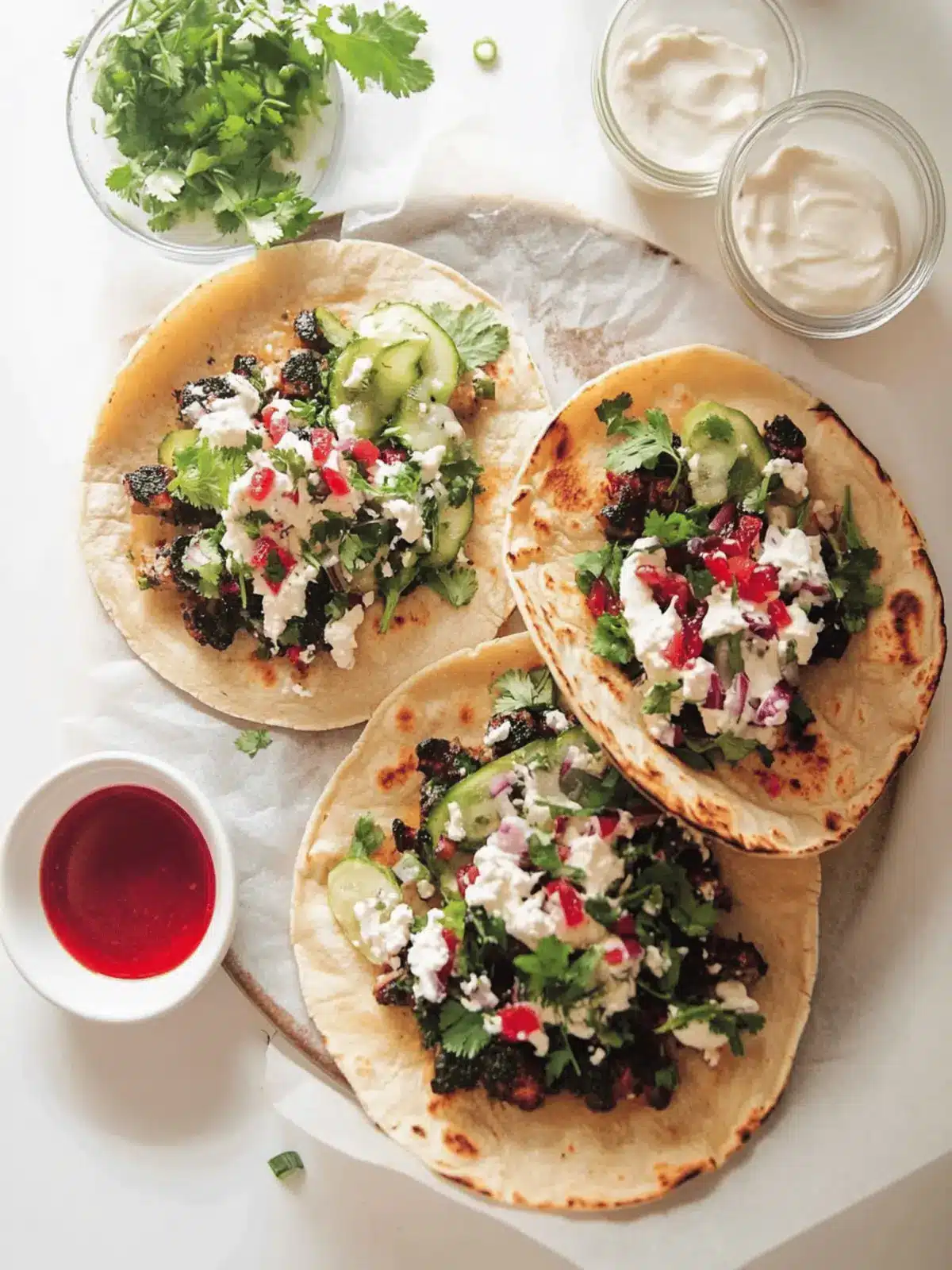 Smash Kebab Tacos