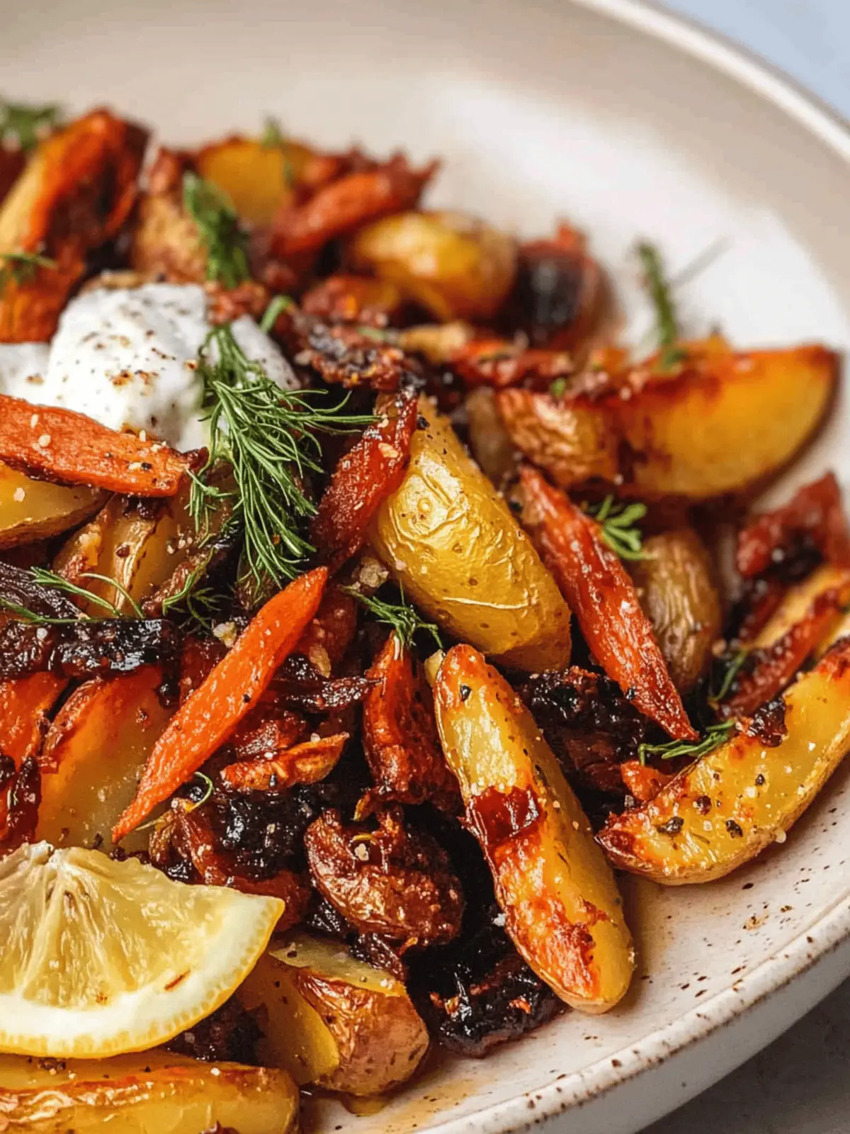 Crispy Roasted Potatoes with Salted Lemon