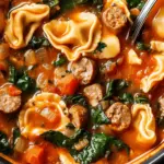 Creamy Tortellini and Sausage Soup