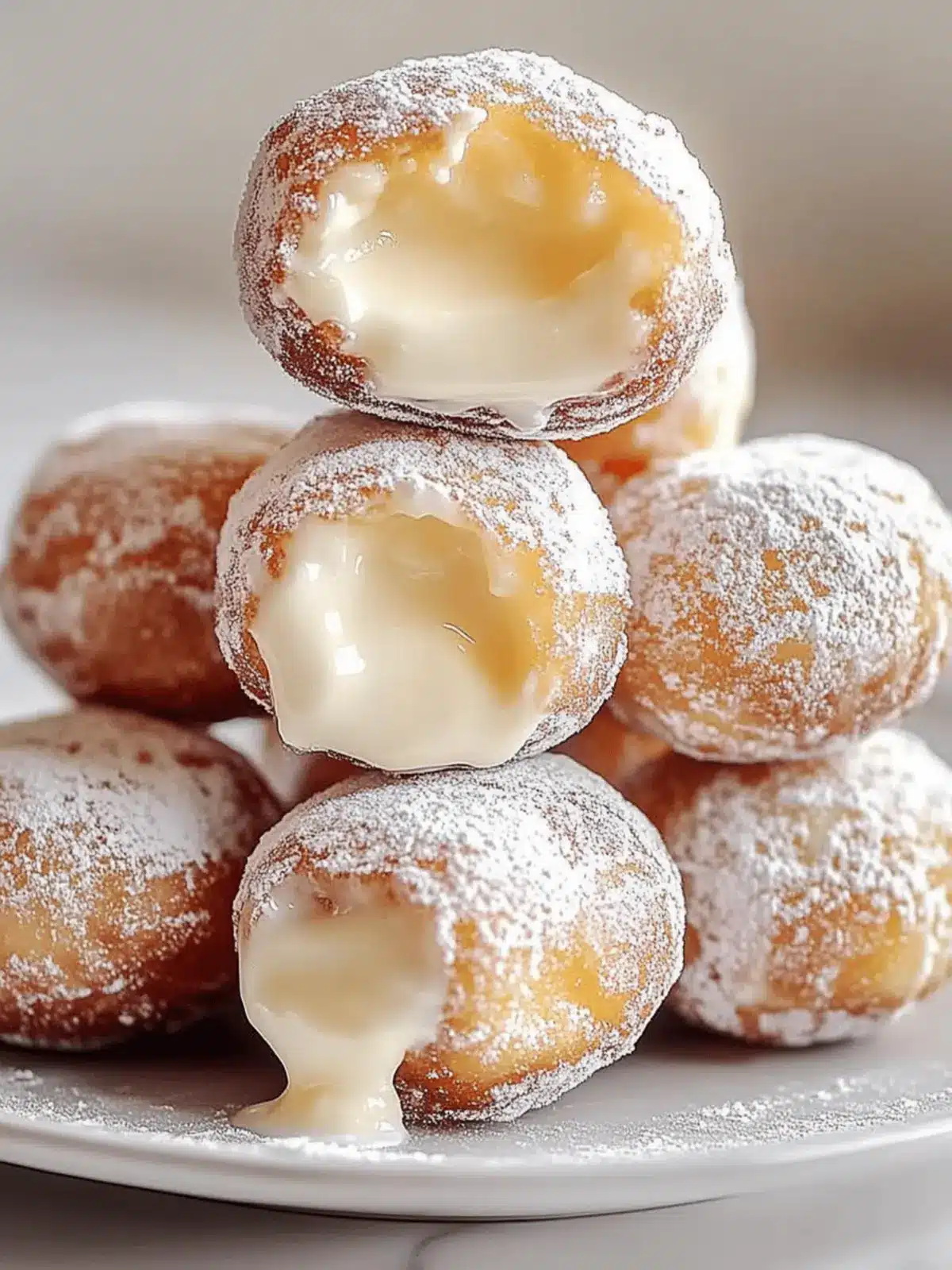 Italian Cream Bombs (Bomboloni alla Crema)