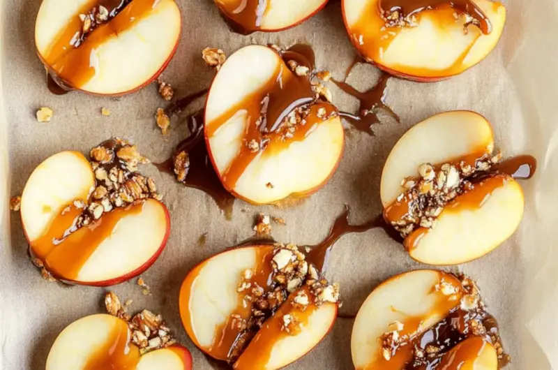 Caramel Apple Slices