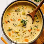 One Pot Creamy Vegetable Soup