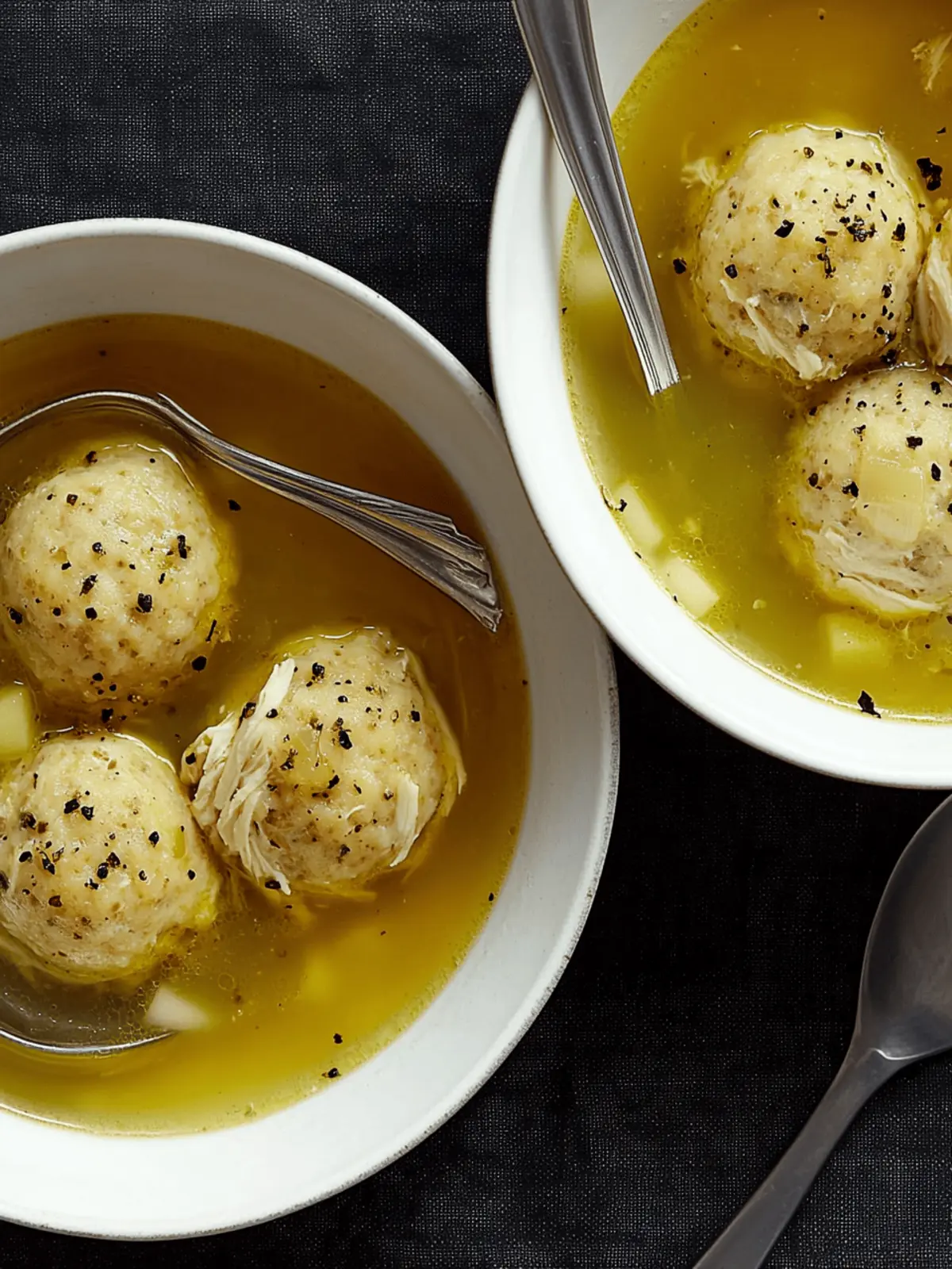 Stuffed Matzo Ball Soup With Chicken and Apples
