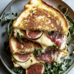 Gourmet Brie, Fig & Prosciutto Grilled Cheese Sandwich