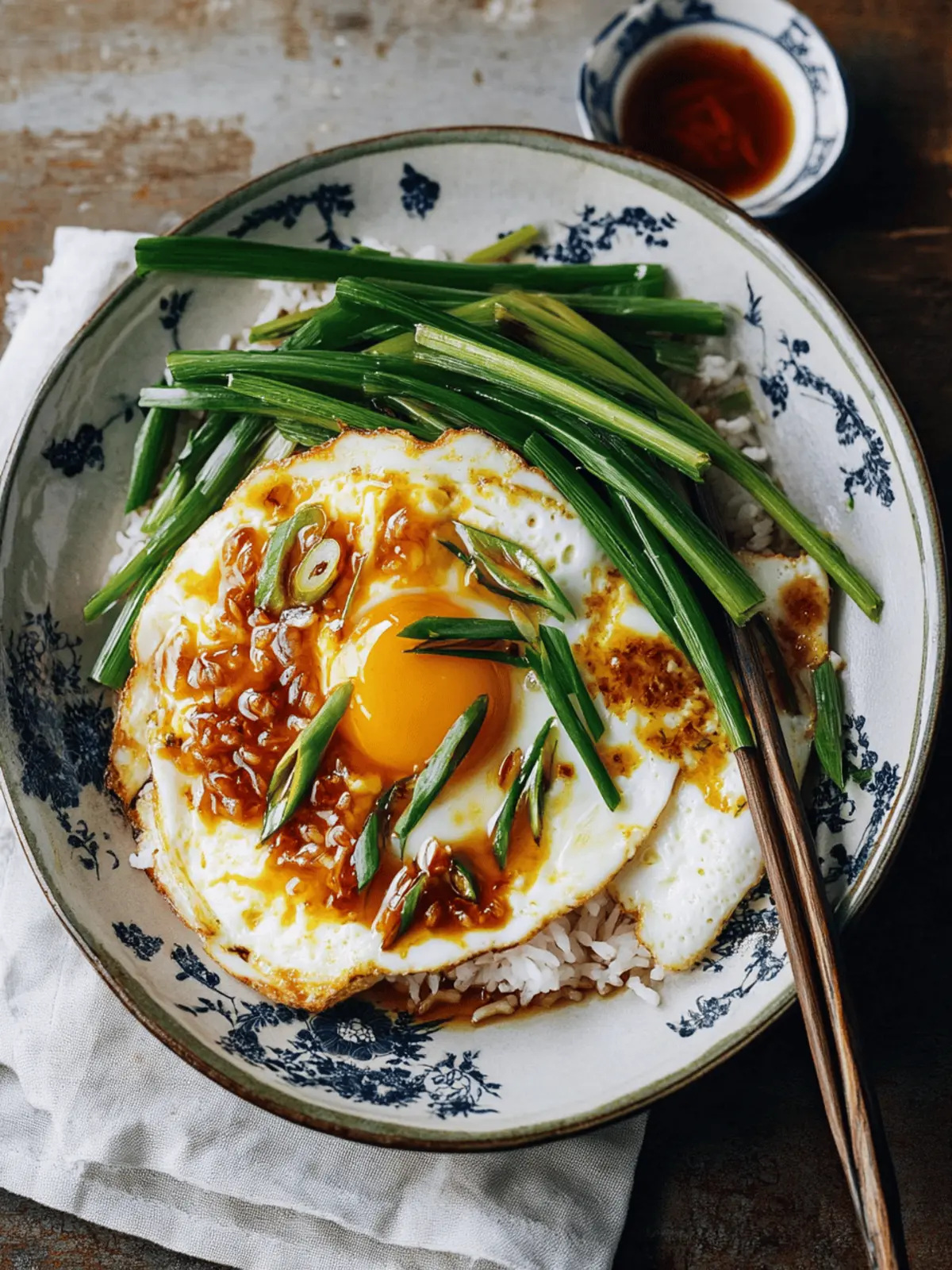 Eggs with Soy Sauce & Scallions