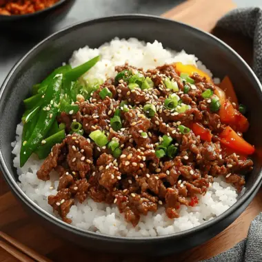 Korean Beef Bowl