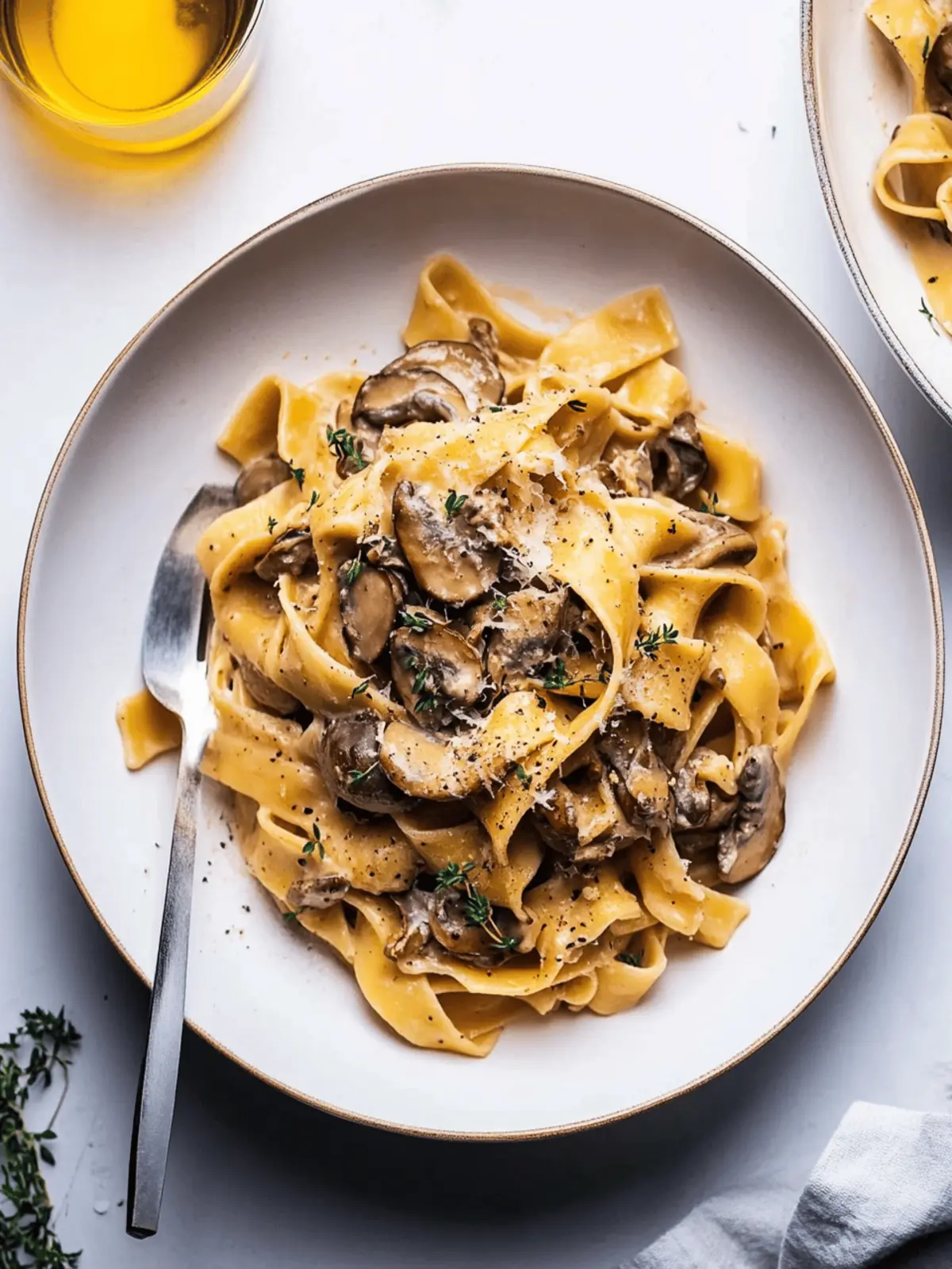 Dried Porcini Mushroom Pasta