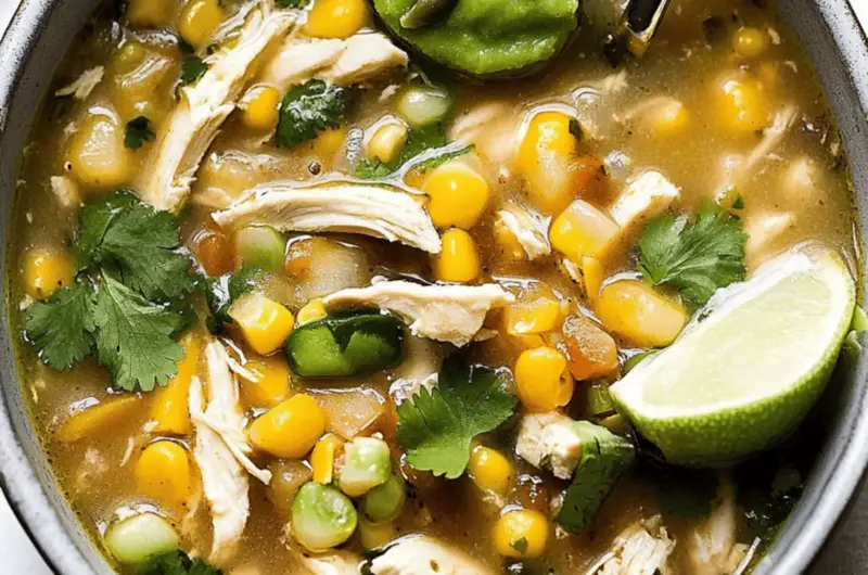 Slow Cooker White Chicken Chili